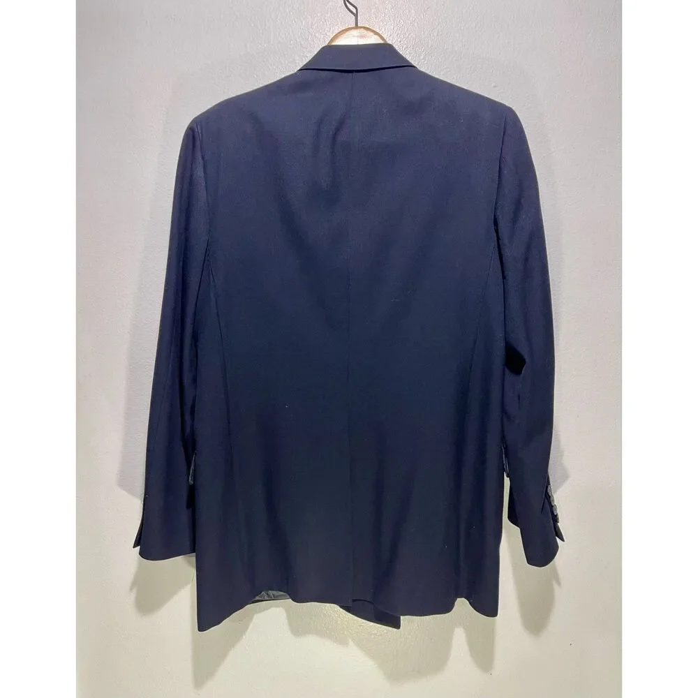 Designed by Christian Dior double breasted Jacket blazer Paris wool women 10